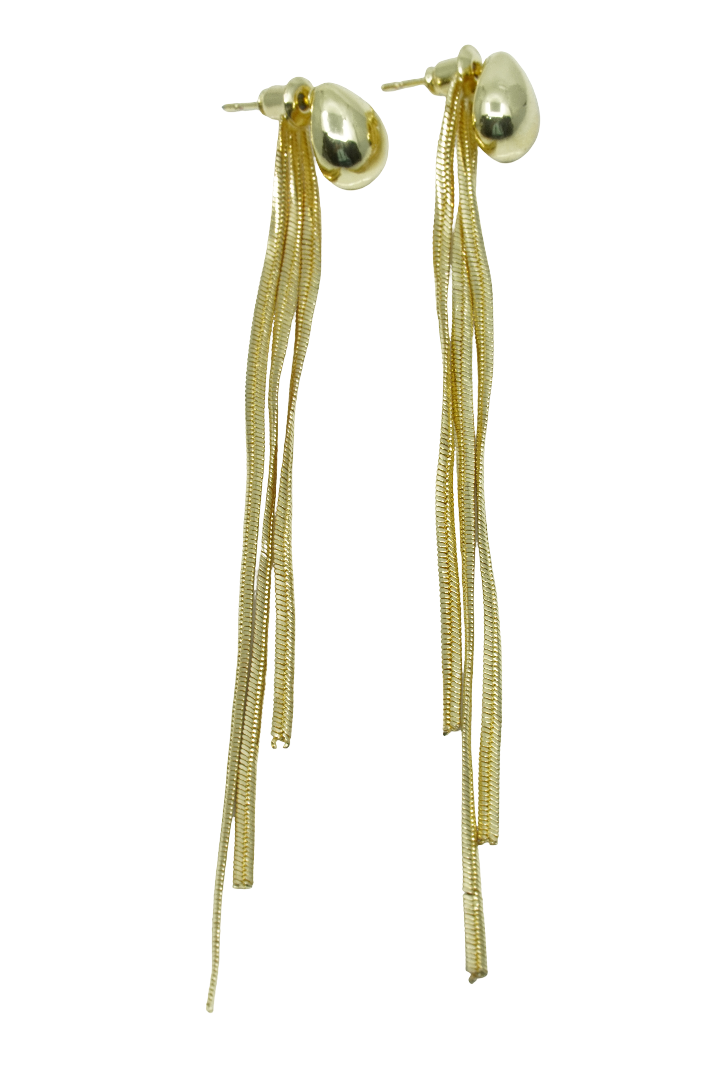 Ohrstecker Angel Hair - 18 Karat vergoldet