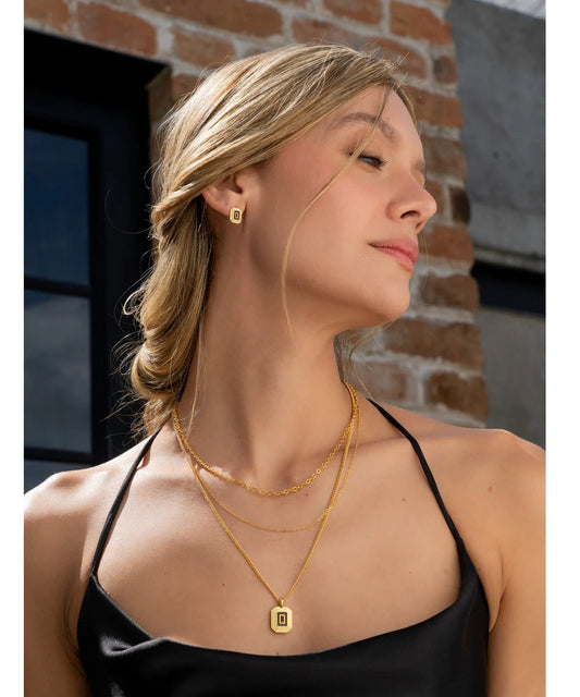 Layer Halskette Karen Bronze 24K vergoldet