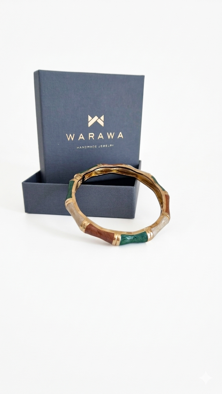 Armband Tropical 18 Karat vergoldet