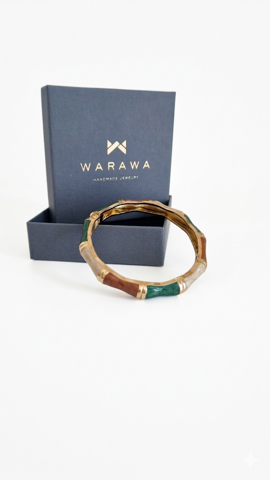 Armband Tropical 18 Karat vergoldet