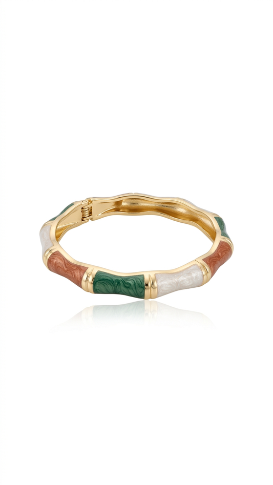 Armband Tropical 18 Karat vergoldet
