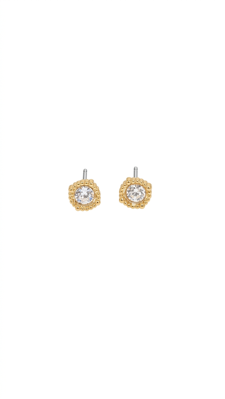 Ohrringe long feather 24 Karat vergoldet