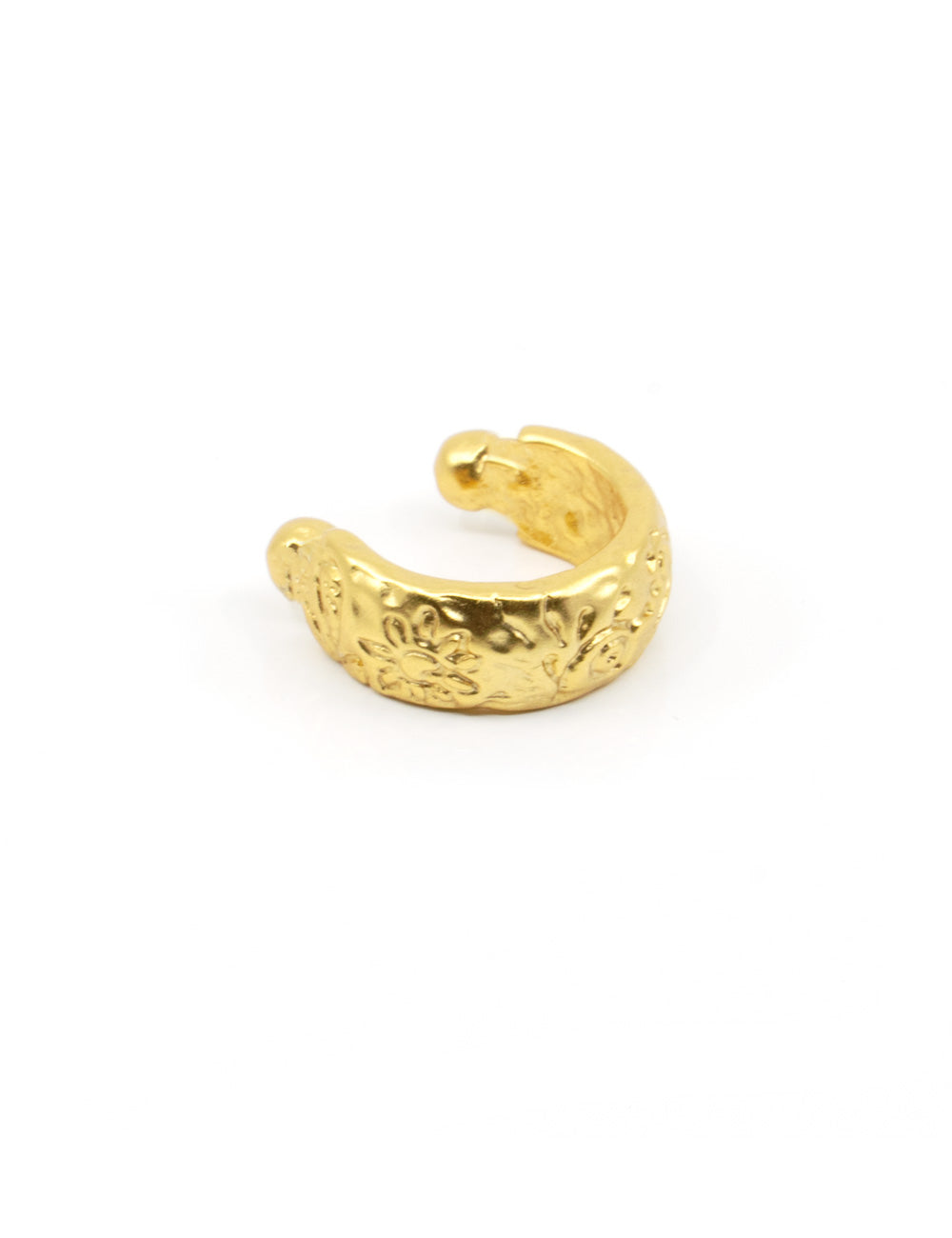 Ear Cuff Maya 24K Matt Gold vergoldet