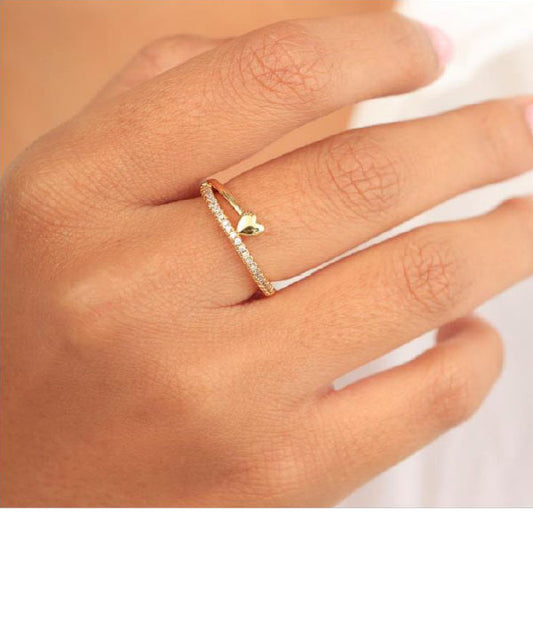 Ring Gold Filled18K vergoldet Samantha