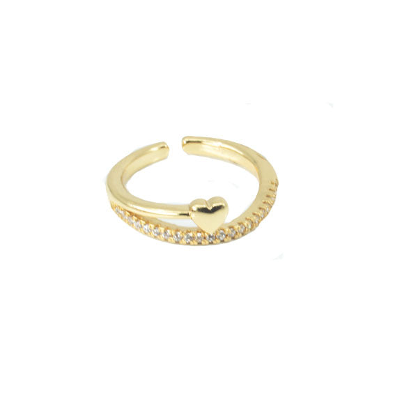 Ring Gold Filled18K vergoldet Samantha