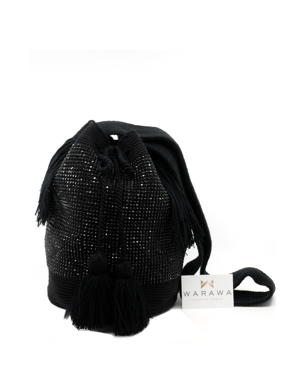 Boho Bag Wayuu Moonlight mit Swarovski-Steinen