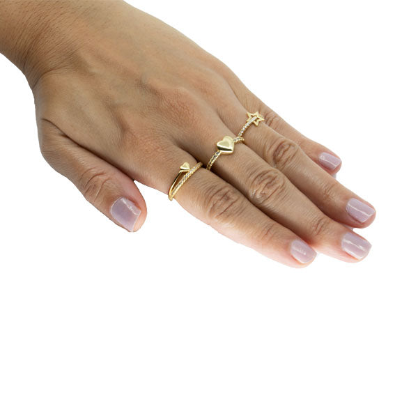 Ring Gold Filled18K vergoldet Romina